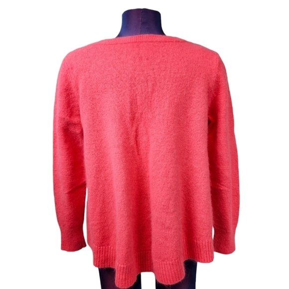 Victoria's Secret Angora Hot Pink Trapeze Scoop Neck Sweater Size Medium N67 - Picture 4 of 7